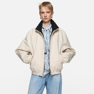 ACNE Studios SATIN LOGO JACKET $950 NEW with tag